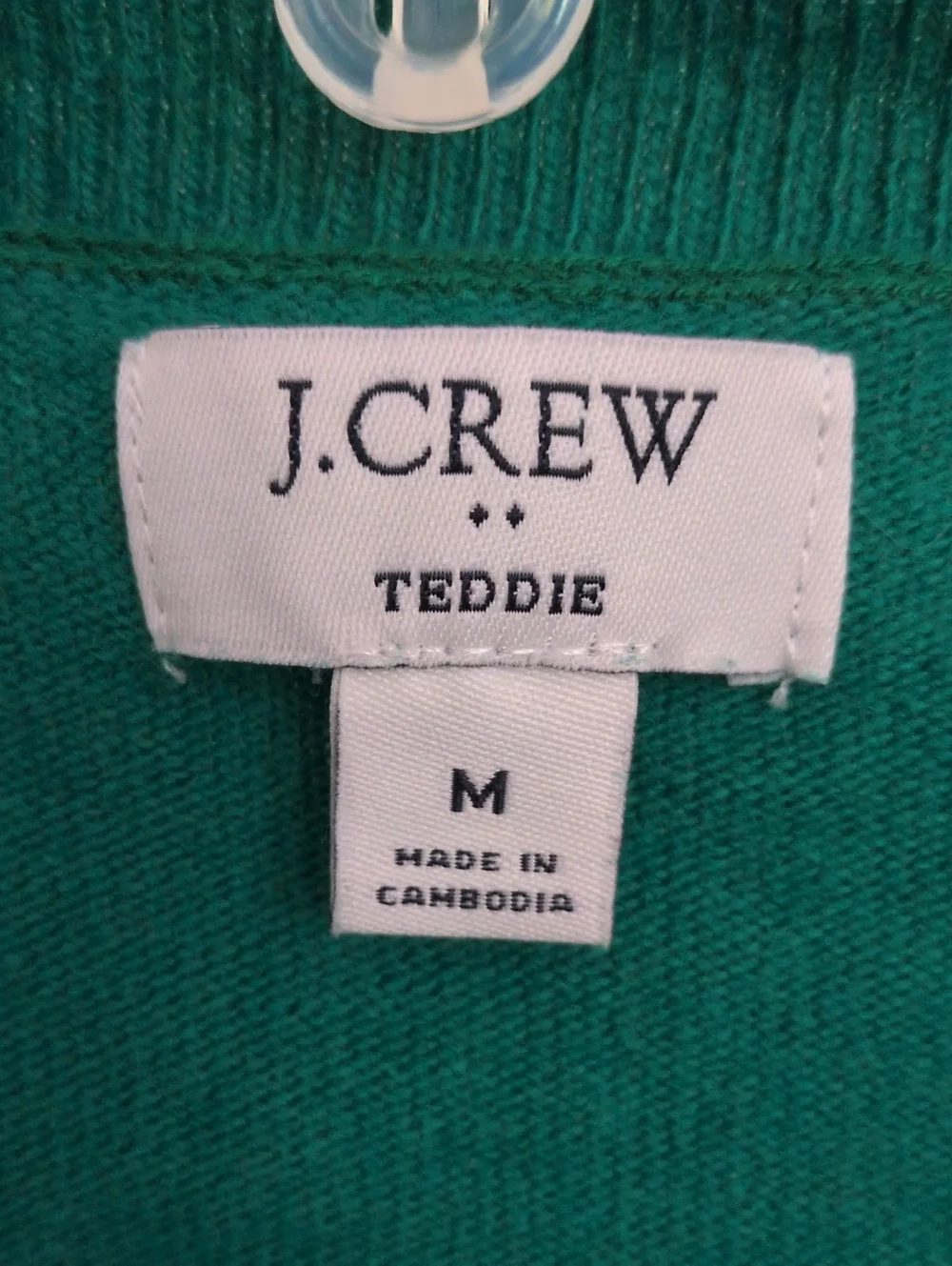 J Crew Teddie Pullover Wool Blend Sweater - Green - M
